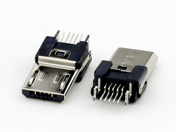MICRO USB 公头贴板式